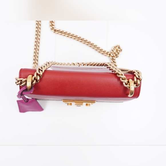 BX35 💕 GUCCI Padlock Shoulder Bag GG Coated Canvas and Leather - Picture 3 of 15